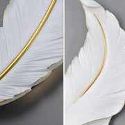 Нанесете LED пена 85 см бяло злато