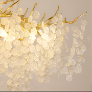 Crystal Chandelier Waltz Serenade, 12x G9, злато, 80 см, регулируема височина