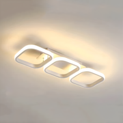 LED LED Vertex Greco, паралелни квадрати, 24W, 3 квадрата Студено/горещо/неутрално, бяло