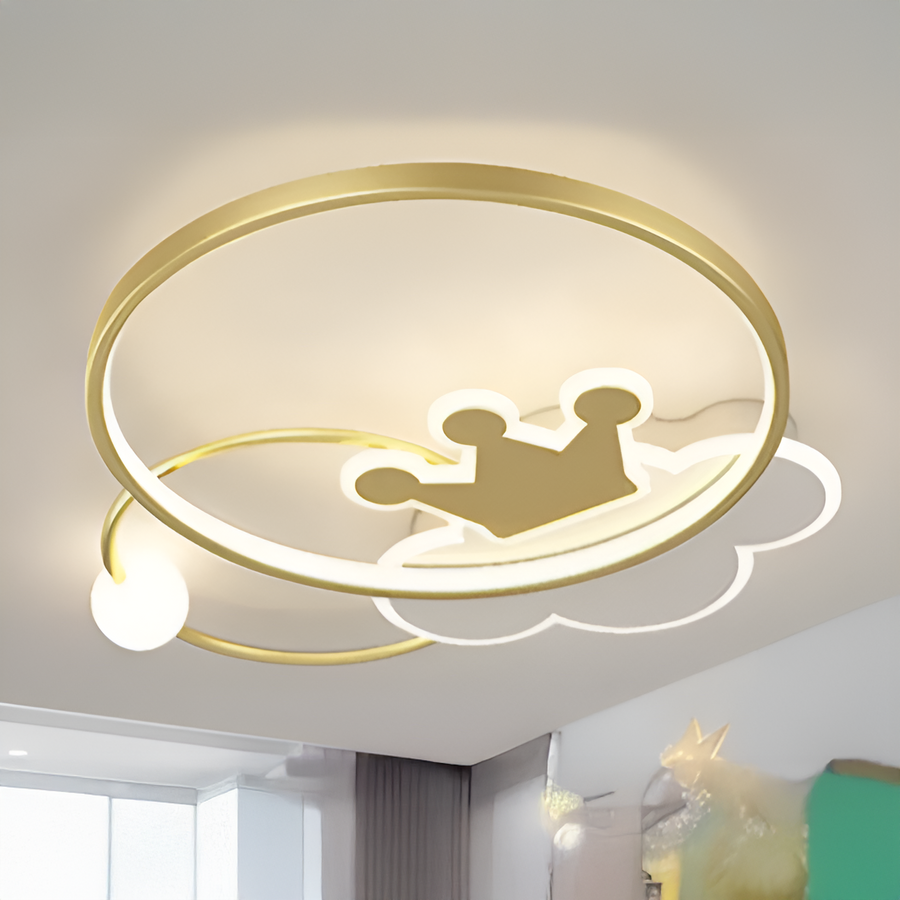 LED LED Rafael с дистанционно управление, 57W, намаляващ се, 3000k/4000k/6000k, злато