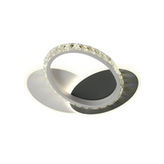 LED LED Prismiq, 28W, 3 кръга, студена/гореща/неутрална светлина, черна