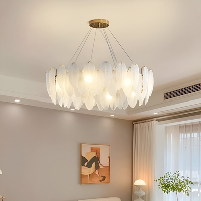 Кристален полилей Vaux-le-Vicomte Eleganza, 5x E14, диаметър 42 cm, злато, регулируема височина