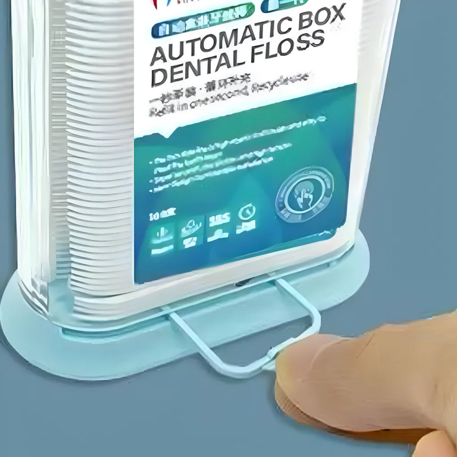 Поставете 100 бр. Тембета за зъби със зъбна нишка с кутия за изхвърляне