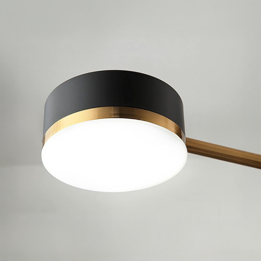 LED LED PALIUS 48W Black, 4 Arms