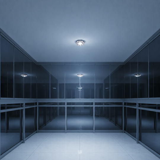 ORBITA LED спот, 5W, кръгла, студена/топла светлина, античен бронз, смола и стъкло LED спот Заглавие по подразбиране Alessandro Design