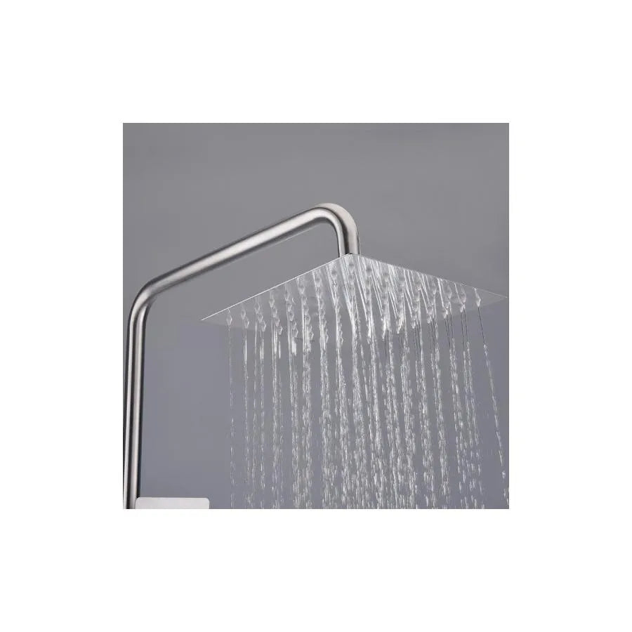 Душ батерия, санитарен месинг, хромиран