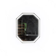 Polygon LED огледало, 60x80cm, Ralya Sensor Motionglow Marcello, система за деактивиране, часовник и термометър, Daimable