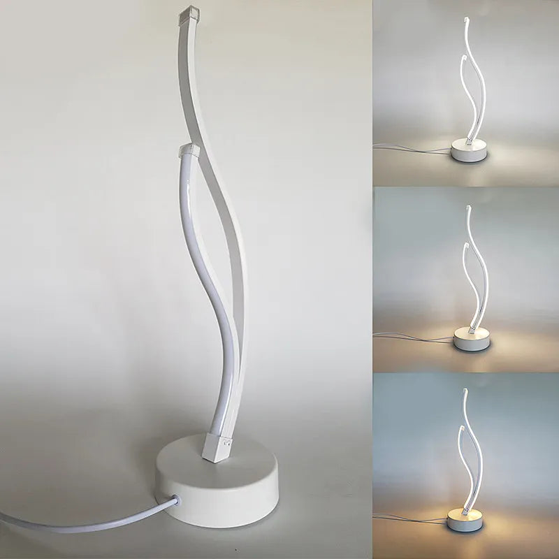 MinoS LED лампа, 48W, студена/гореща/неутрална светлина, метална и акрилна, бяла