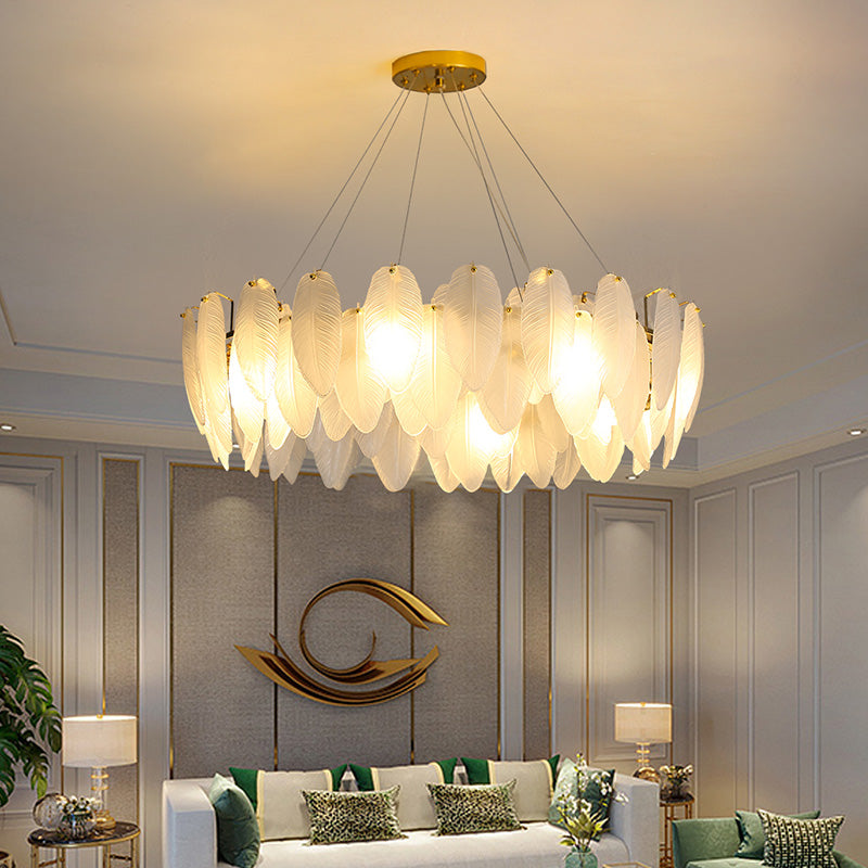 Кристален полилей Vaux-le-Vicomte Eleganza, 6x E14, диаметър 49 cm, злато, регулируема височина
