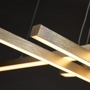 LED полилей, окачен с Ginevra 31W дистанционно управление, 5 артикула, студ/гореща/неутрална светлина, злато