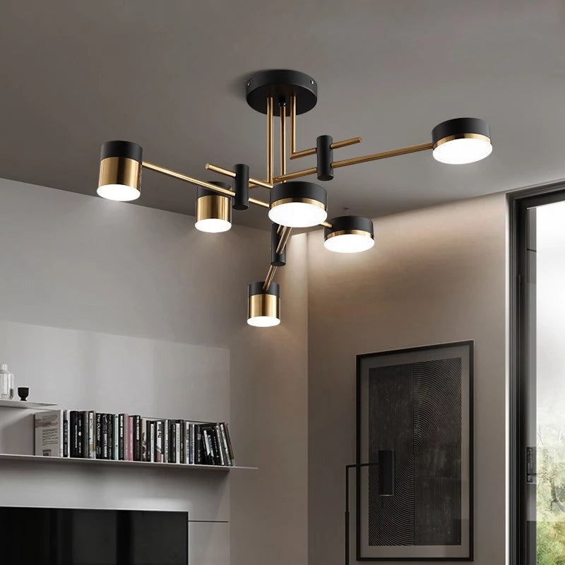 LED LED IOITUS 72W Черно, ръце, метал