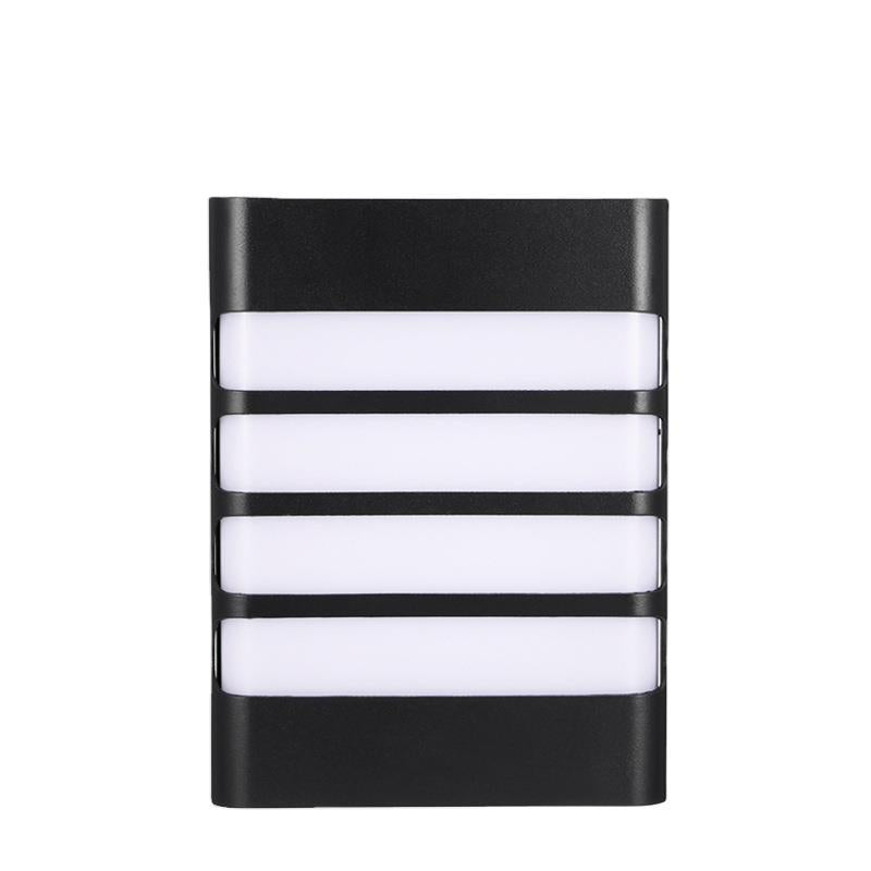 Външна стенна лампа Raisa, 18W, 6000K, черна