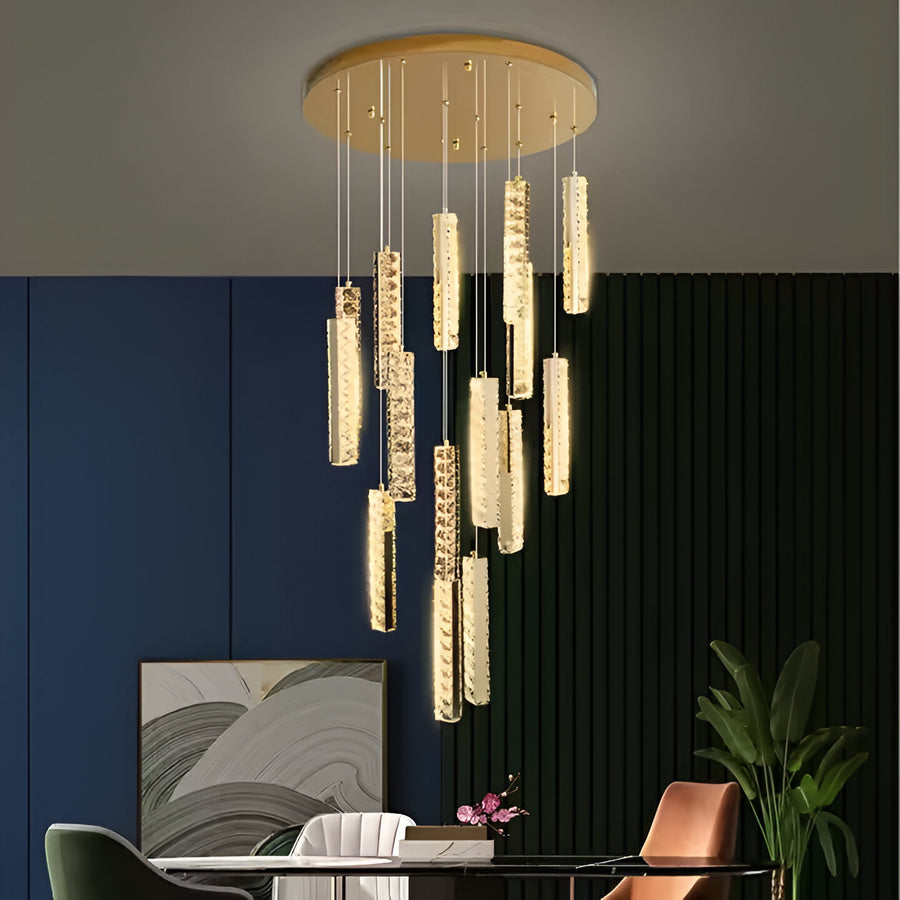 CHANDELIER CRYSTAL LED 80W 60cm Amiri