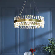 LED Alessandro Chandelier с дистанционно управление, Дейзи, диаметър 60 см, злато