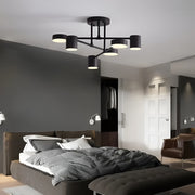 LED LED Galios 72W, 6 предмета, студена/гореща/неутрална светлина, черна