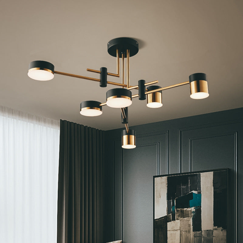 LED LED IOITUS 72W Черно, ръце, метал