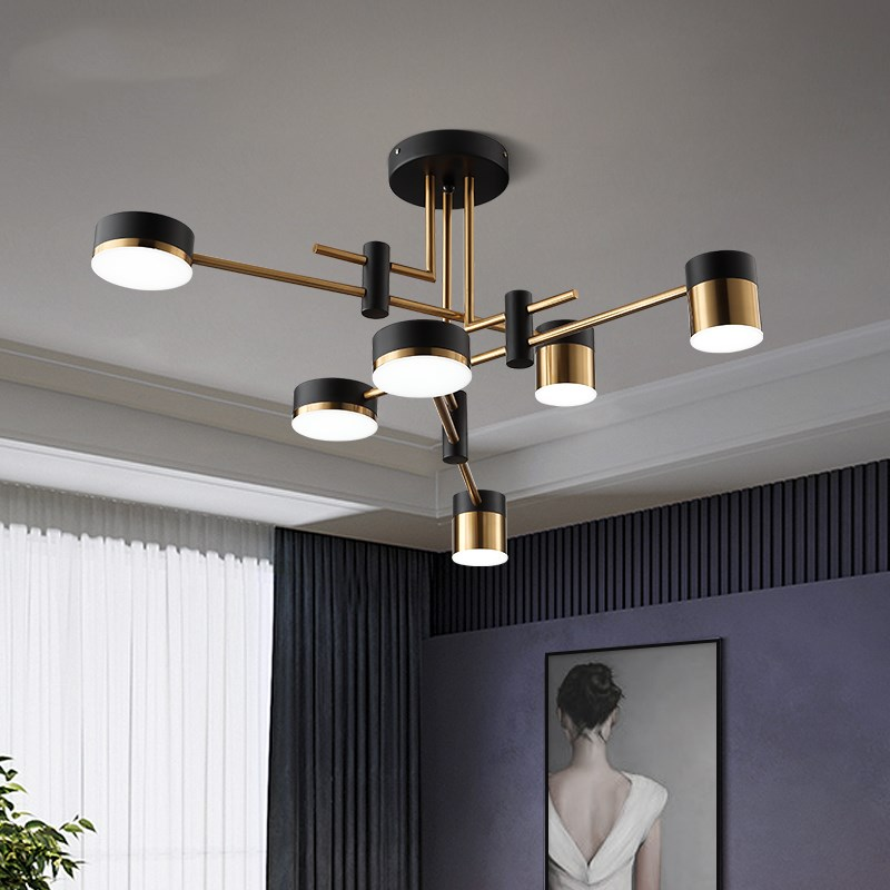 LED LED IOITUS 72W Черно, ръце, метал