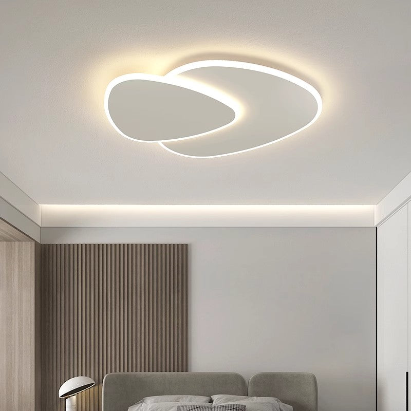 LED полилей с дистанционно управление чука светлина 98W, овална, студена/гореща/неутрална светлина, нестабилна, бяла