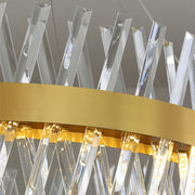 LED Alessandro Chandelier с дистанционно управление, Дейзи, диаметър 60 см, злато