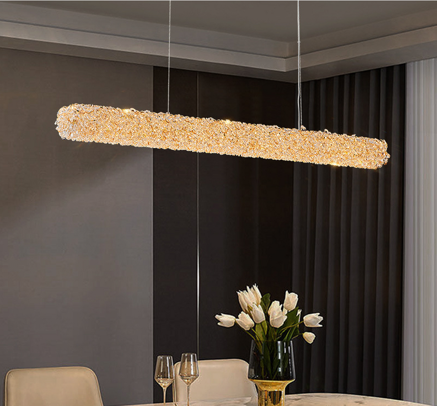 Candelabru Cristal, HOHENZOLLERN Imperio, 35W, Diametru 100cm, Lumina Rece/Calda/Neutra, Auriu, Inaltime Reglabila