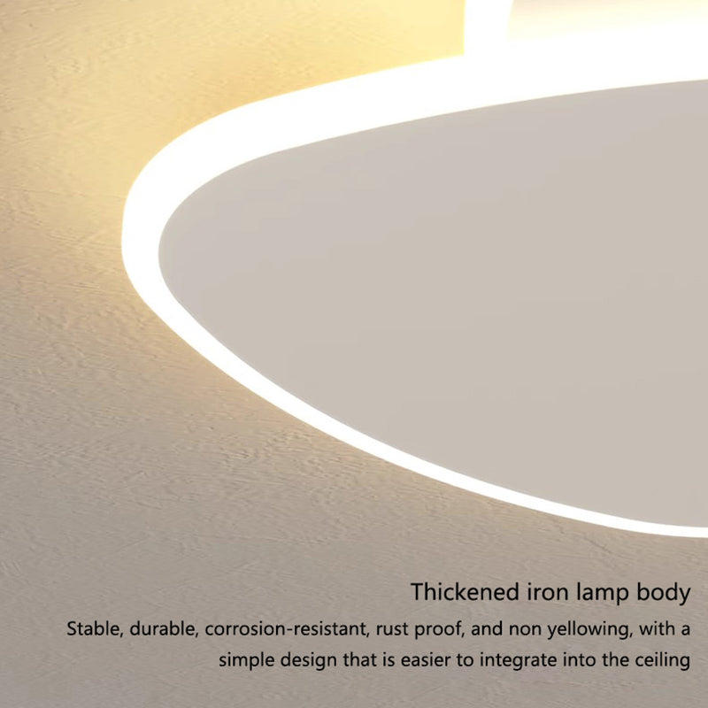 LED полилей с дистанционно управление чука светлина 98W, овална, студена/гореща/неутрална светлина, нестабилна, бяла