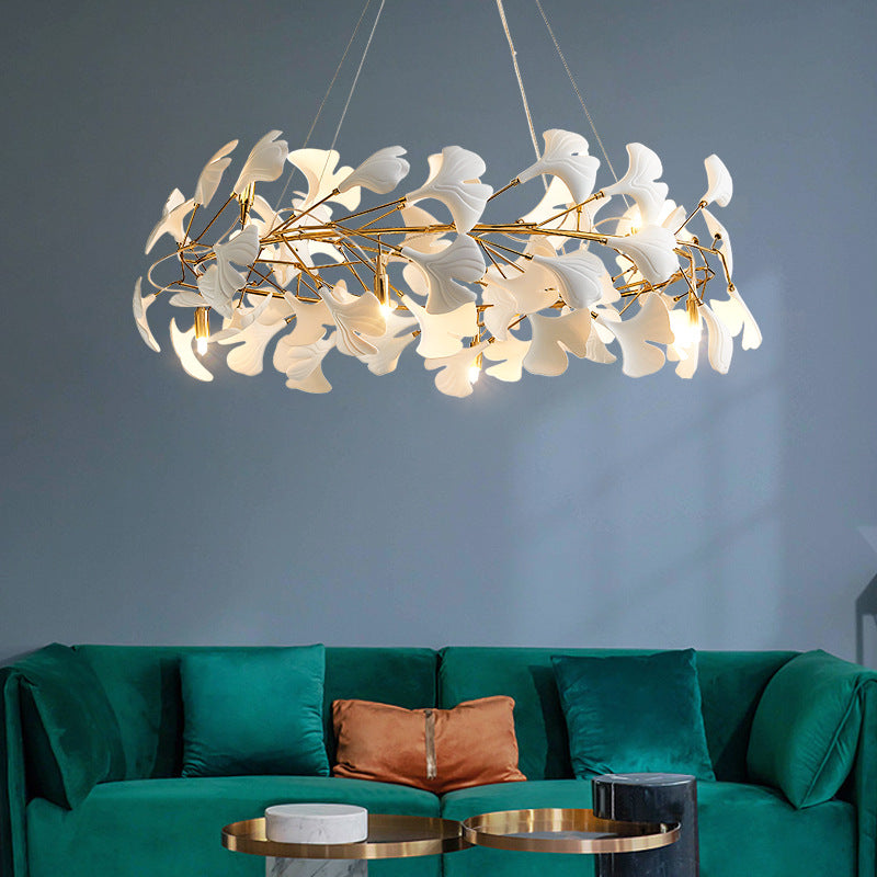 CHANDELIER CRYSTAL ALPHA 8XG9 Златна височина