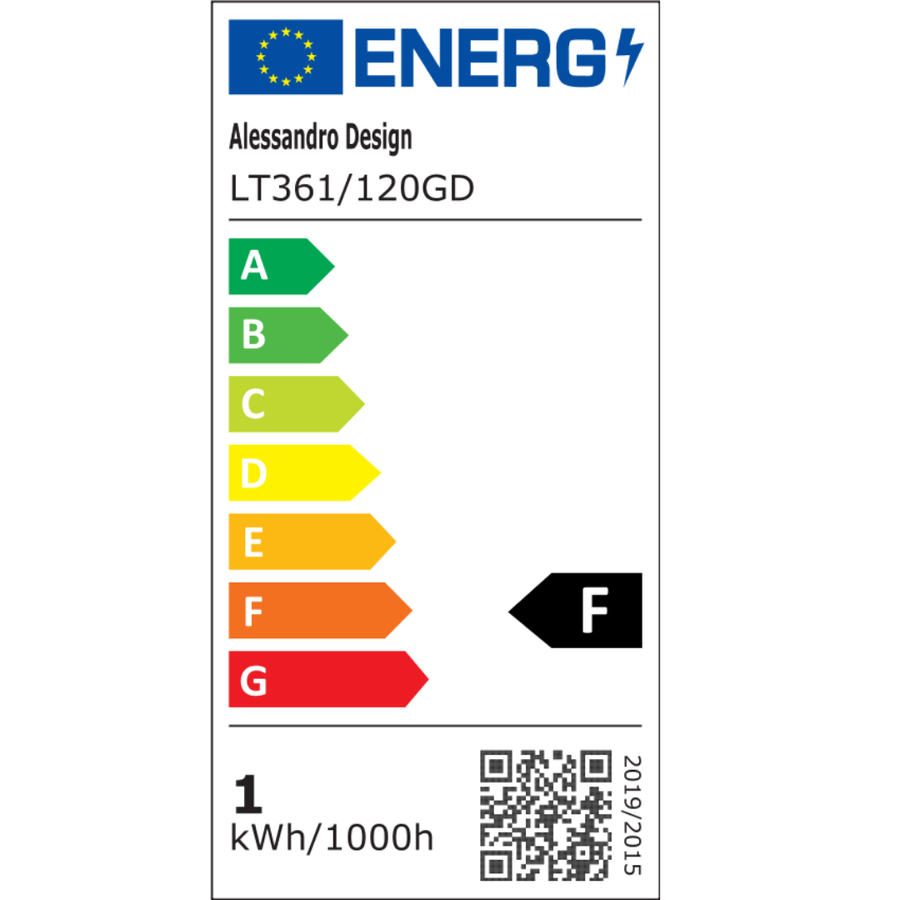 LED полилей, окачен с дистанционното управление на Renzo 92W, студена/гореща/неутрална светлина, нестабилна, регулируема височина, злато