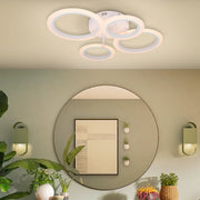 LED полилей с дистанционно управление на Бети, 44W, 4 кръга, студена/гореща/неутрална светлина, нестабилна, бяла