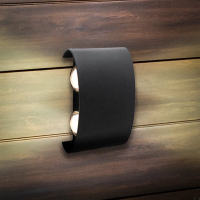 Fantasis Прилагайте външен и интериорен светодиод, 4 източника x 1W, IP65, Metallic, Black, 3000K