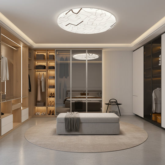LED плафониери 23 cm, 22W, 3000K / 4000K / 6000K, бял, метален и акрил LED плафониери Default Title Alessandro Design