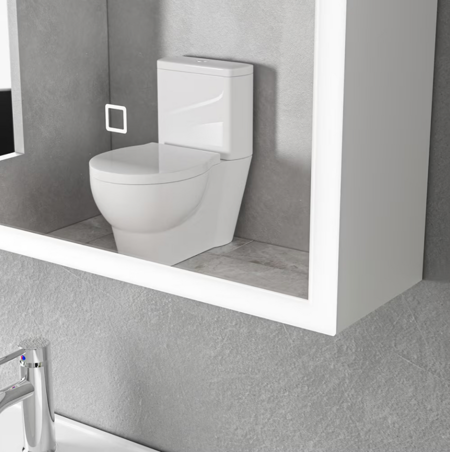 Ingrid шкаф с LED огледало DBP123 80x70 бяло