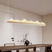 LED полилей, окачен с дистанционно управление на Mathias 27W, студена/гореща/неутрална светлина, нестабилна, регулируема височина, злато