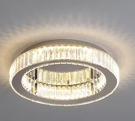 LULUS LED кристал с дистанционно управление със сребърен Latifah 118W
