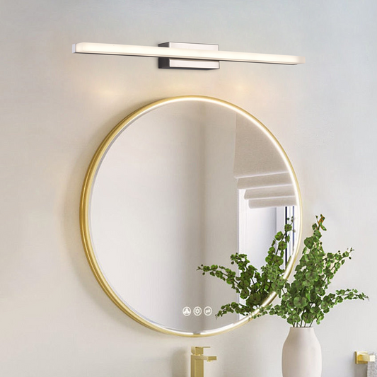 Стенна LED лампа за баня, COMO, 8W, линейна, неутрална светлина, черна