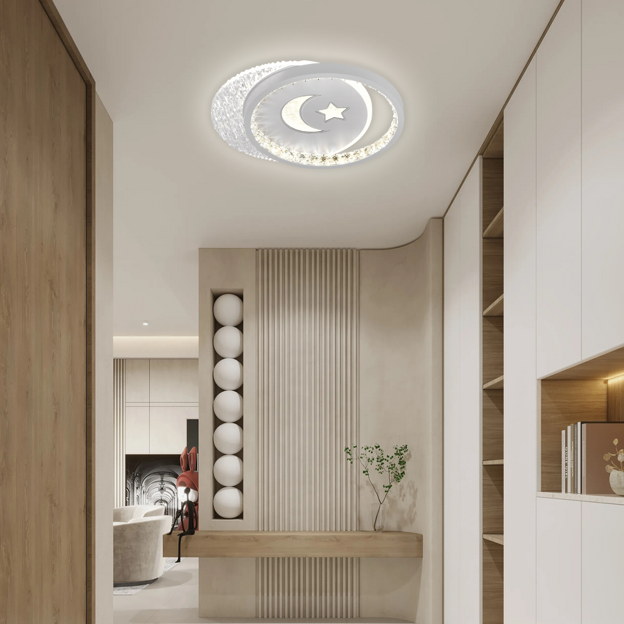 LED LED PERU 36W, 2 кръга, студена/гореща/неутрална светлина, черно