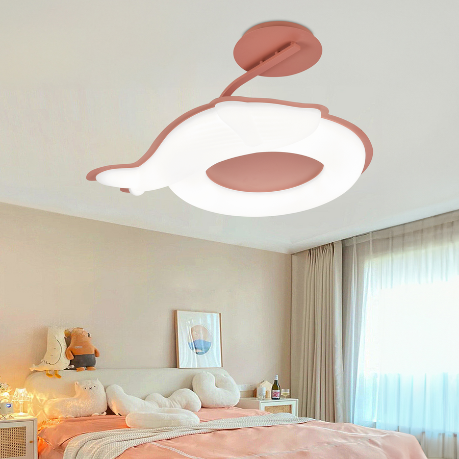 LED LED SOFIA, 34W, зелен акрил, месец и звезда, 3000K/4000K/6000K