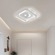 LED LED PERU 36W, 2 квадрата, студена/гореща/неутрална светлина, черно