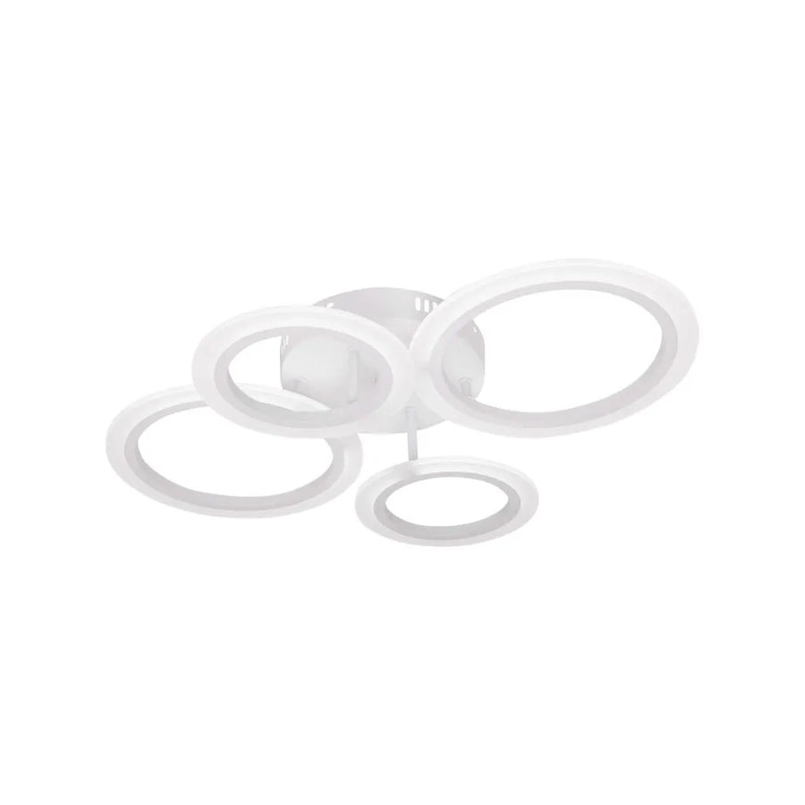 LED полилей с дистанционно управление на Бети 44W, 4 кръга, студ/гореща/неутрална светлина, нестабилен, бял