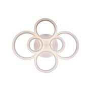 LED полилей с дистанционно управление на Betty 82W, 6 кръга, студ/гореща/неутрална светлина, нестабилен, бял