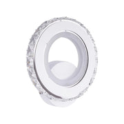 Нанесете LED Borandis 20W, бяло с хром, акрил и кристал, студена/гореща/неутрална светлина