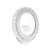 Нанесете LED Borandis 20W, бяло с хром, акрил и кристал, студена/гореща/неутрална светлина
