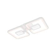 LED полилей с дистанционно управление Felix 57W, 2 квадрата, студена/гореща/неутрална светлина, нестабилна, бяла