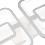LED полилей с дистанционно управление Felix 57W, 2 квадрата, студена/гореща/неутрална светлина, нестабилна, бяла