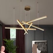LED полилей, окачен с Ginevra 31W дистанционно управление, 5 артикула, студ/гореща/неутрална светлина, злато