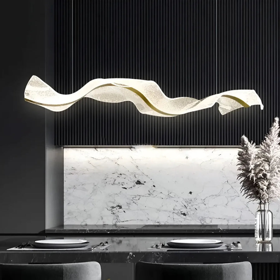 LED LED окачен AMI 80W, линеен, студен/горещ/неутрална светлина, злато, регулируема височина