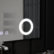 Правоъгълно светодиодно огледало, 80x60см, пиано докосване, де -unphets,