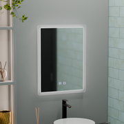 Огледало LED Touch Alecsidra Defrition System 45x60cm