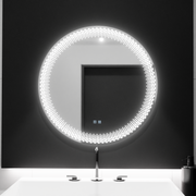 70см кръгло LED огледало, Stellaire Touch, система за деактивиране, нестабилна