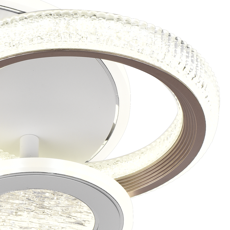 LED LED NYXORA 45W, 3 кръга, студена/гореща/неутрална светлина, черна