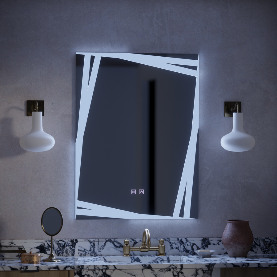 Огледален LED Touch Infinitum System Размразяване 60x80cm